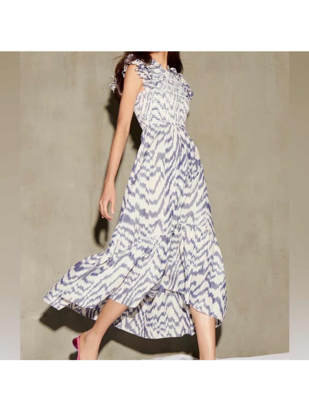 SAYLOR Pilar Smocked Maxi Dress